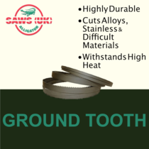 Ground Tooth Bandsaw Blades